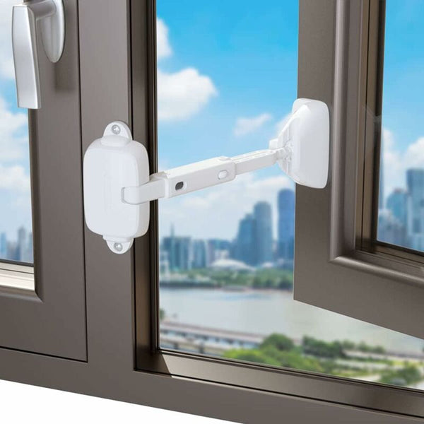 Child Safety Limiter For Baby Locks Toddlers And Pets (White) Other Window Accessories
