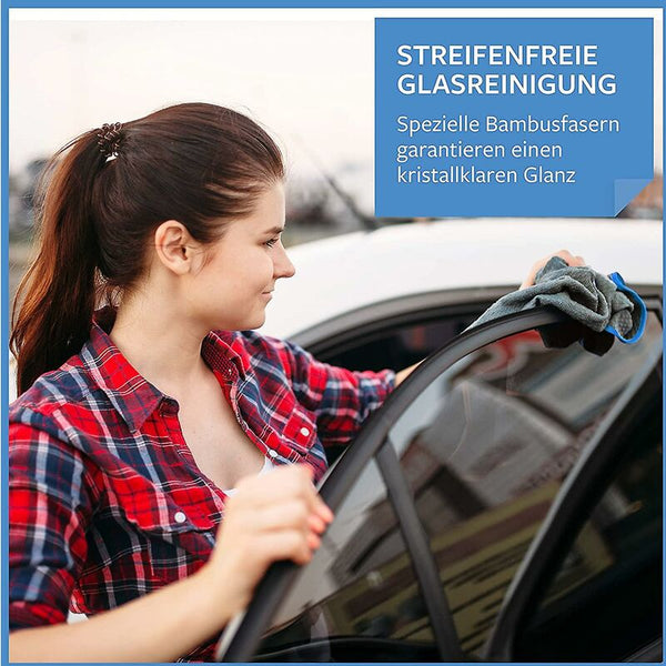 4X Professional Microfiber Glass Cloths 400Gsm Streak Free Cleaning Of Windows Glasses Extremely Absorbent Cleaning Towels & Cloths