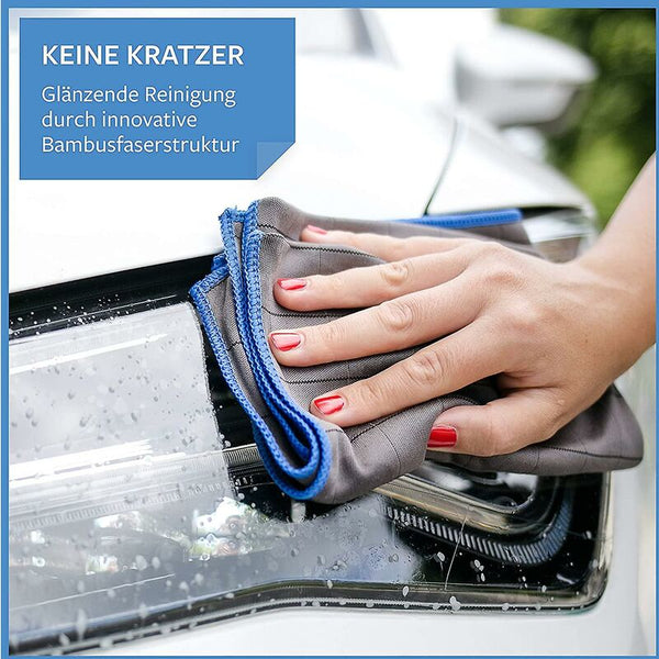4X Professional Microfiber Glass Cloths 400Gsm Streak Free Cleaning Of Windows Glasses Extremely Absorbent Cleaning Towels & Cloths