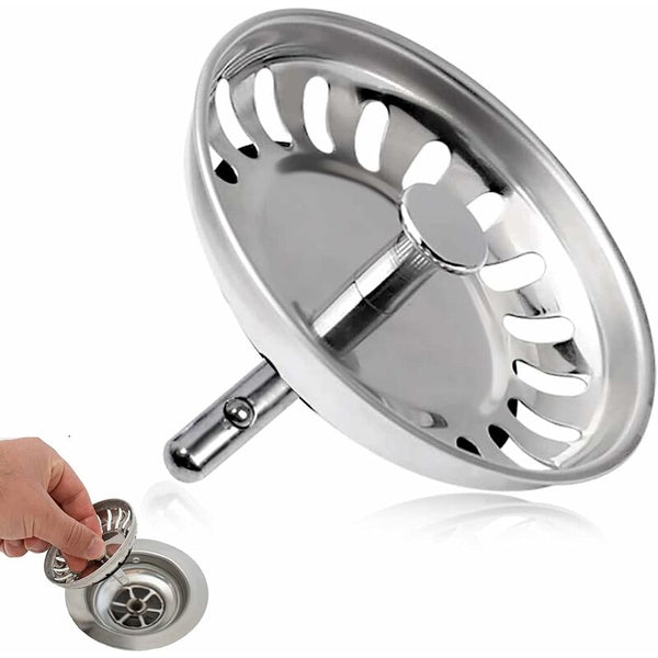 Kitchen Sink Filter Stopper Stainless Steel Compatible With Most Kitchen Sinks