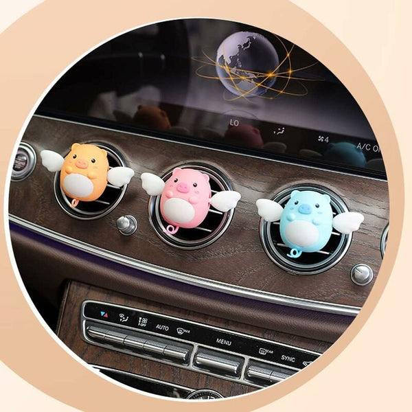 Car Vent Clip Pig Decoration Cute Air Conditioning Outlet Diffuser Charm For Most Other Car Interior
