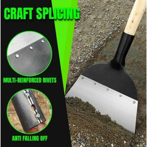 Multifunctional Garden Cleaning Shovel Steel Flat For Planting Soil Weeding Farm Tool Shovels