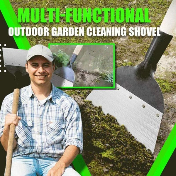 Multifunctional Garden Cleaning Shovel Steel Flat For Planting Soil Weeding Farm Tool Shovels