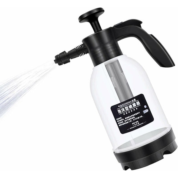 2L Pressure Sprayer Car Hand Pump Foam Cannon Portable Pressurized Water Mist Snow Lance Garden Sprayers