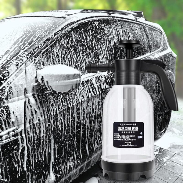 2L Pressure Sprayer Car Hand Pump Foam Cannon Portable Pressurized Water Mist Snow Lance Garden Sprayers