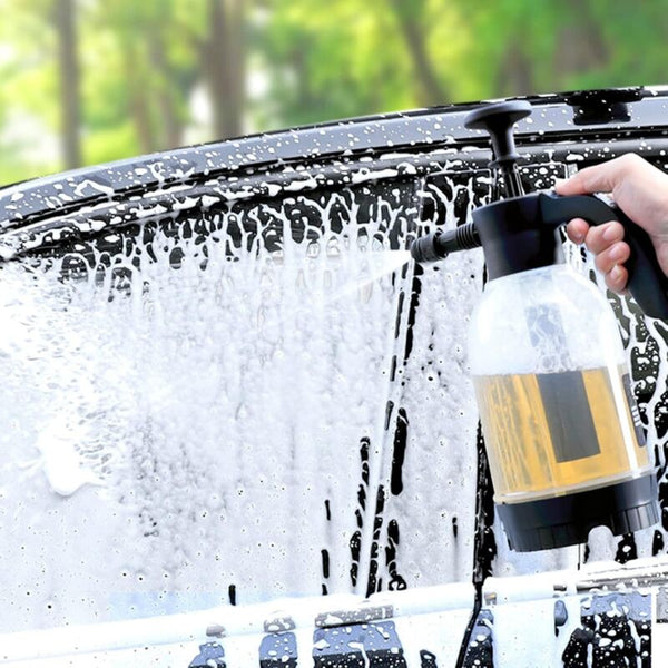 2L Pressure Sprayer Car Hand Pump Foam Cannon Portable Pressurized Water Mist Snow Lance Garden Sprayers