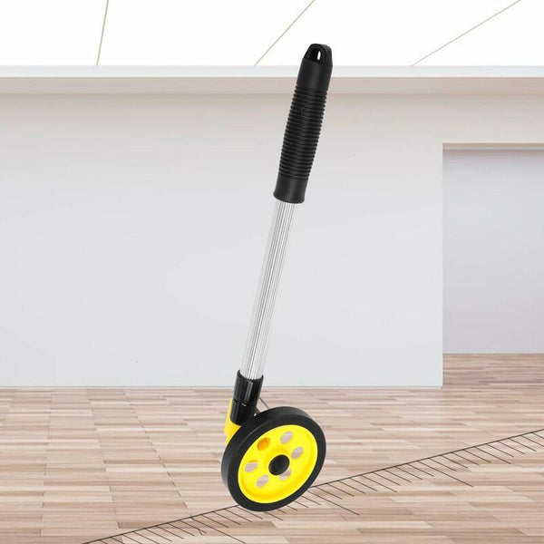 Distance Measuring Wheel 9999.9M Adjustable Industrial Wheels With Handle Telescopic Rod For Indoor Outdoor Measuring Tapes & Rulers
