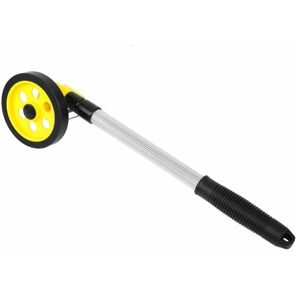 Distance Measuring Wheel 9999.9M Adjustable Industrial Wheels With Handle Telescopic Rod For Indoor Outdoor Measuring Tapes & Rulers