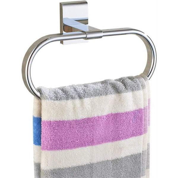 Oval Towel Ring Solid Brass Polished Chrome Elegant Wall Mount Sunny Towel Racks