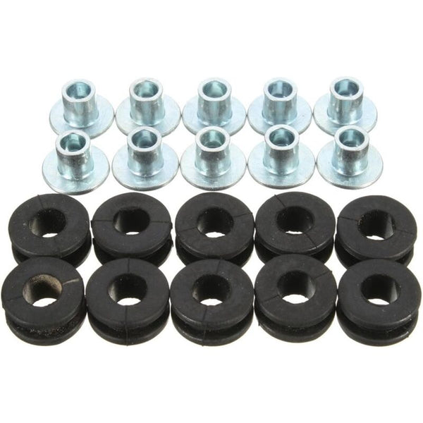 10 Pcs Motorcycle Rubber Grommet Bolt For Honda/Yamaha/Suzuki/Kawasaki Fairings Other Motorcycle Accessories