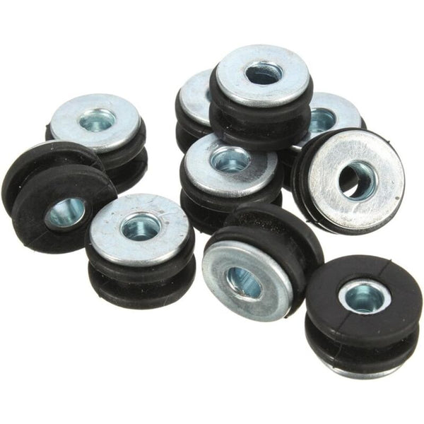 10 Pcs Motorcycle Rubber Grommet Bolt For Honda/Yamaha/Suzuki/Kawasaki Fairings Other Motorcycle Accessories