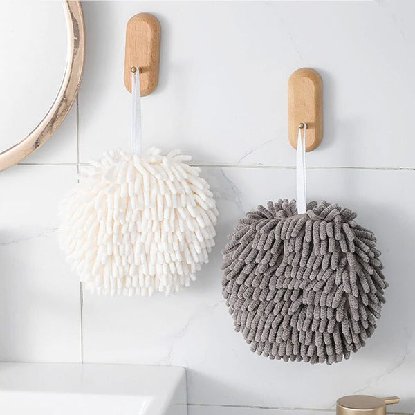 2 Pieces Hand Towels Bath Kitchen Plush Absorbent Hanging Terry Quick Towels & Washcloths