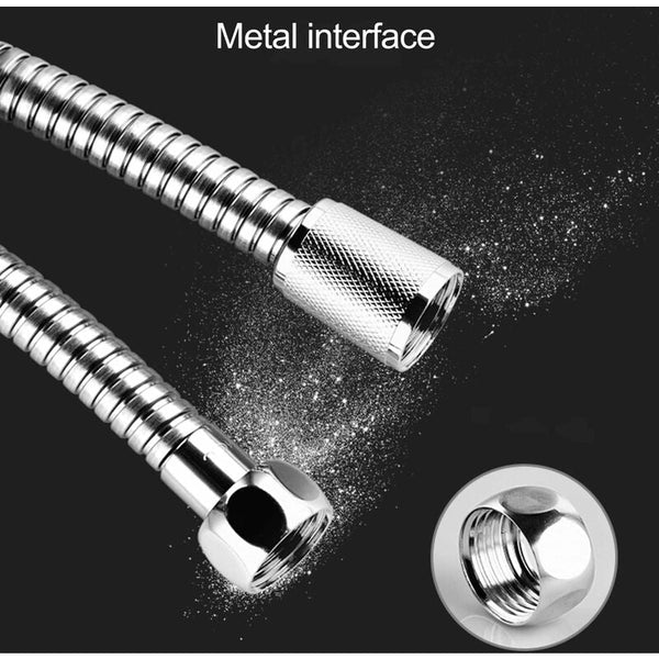 Shower Hose 2M Stainless Steel Universal Threaded Connector (G1/2 Inch) (2M) Shower Hoses