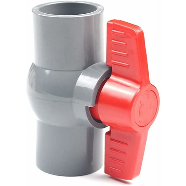 Pvc Ball Valve U Plastic Flow Control And Cut Off Straight Joint (I20mm) Screws & Bolts