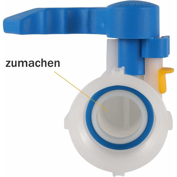 Ibc Adapter 50Mm To 62Mm 1000L Tank Valve Plastic Liter Connector For Rainwater Container Water Pumps & Pressure Tanks