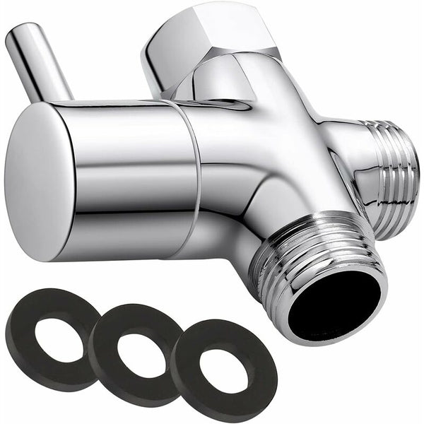 3 Way Valve G1/2" Solid Brass Hand Shower Set Universal Accessories Other Shower & Bath Accessories