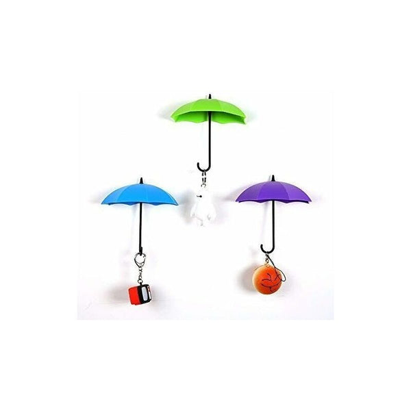 Pieces Self Adhesive Wall Key Holder Clothes Hook Rack Umbrella Stand Decorative Accessories Home Accents Gift Hooks & Hangers