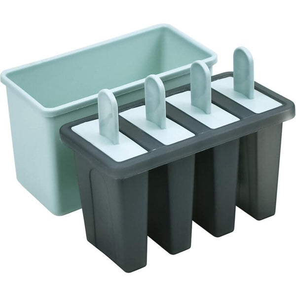 8 Cell Ice Cream Mold With Stick Lolly Molds Reusable Popsicle For Kids And Adults Bpa Free Sugarcraft & Chocolate Moulds