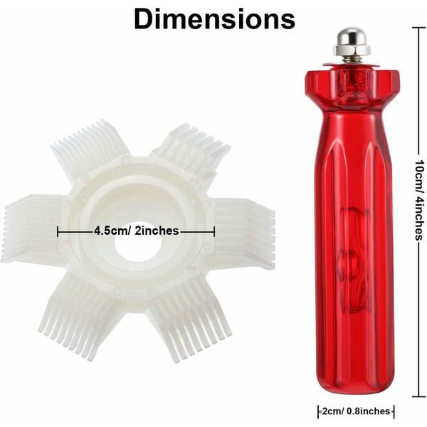 Condenser Fin Rectifier Ac Comb Air Conditioner Radiator For Cleaning Evaporator (3 Sets) Other Automotive Hand Tools