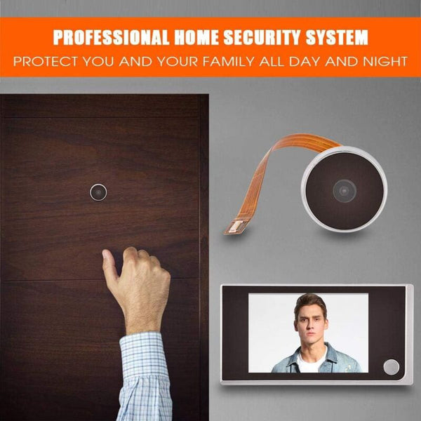 Smart Indoor/Outdoor Peephole Camera Doorbell Security 120 Degree Wide View Digital Viewer And Smart Doorbell Parts