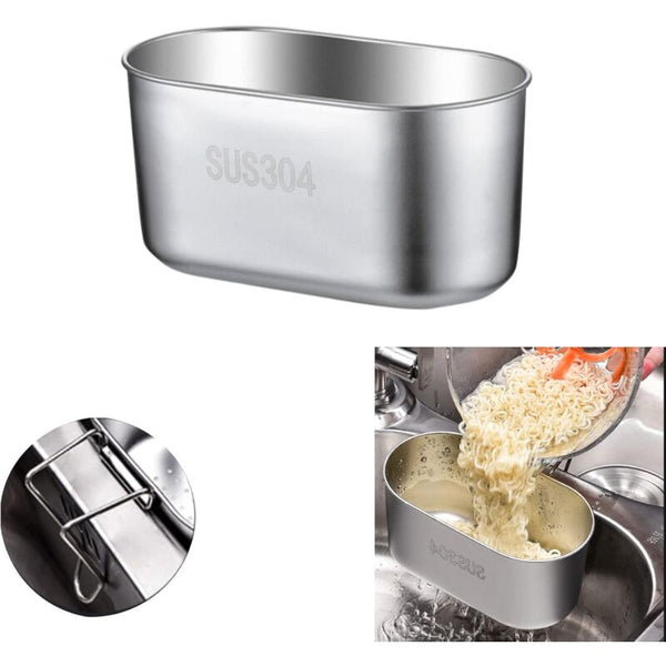 Sink Drain Basket Strainer Stainless Steel Easy To Use For Kitchen Over Drying Rack Storing And Washing Colanders Strainers & Sifters