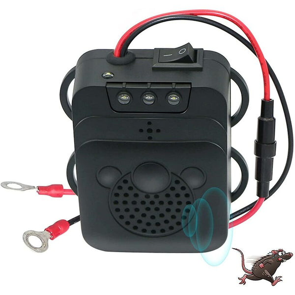 Ultrasonic Car Repellent With Led Strobe Garage For Rodents Mice Pests Home Attic Camping Ultrasonic Pest Repellers