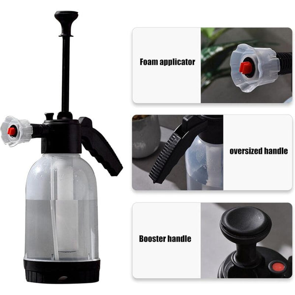 Pressure Sprayer 2L Portable Lawn Foamer Rich Tool For Home Garden Car Detailing Pressure Washers