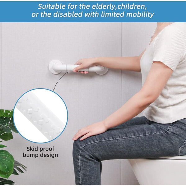 2 Stainless Steel Bathroom Grab Bars 30Cm Handles & Rails