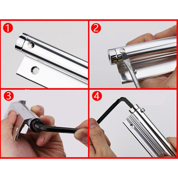 Automatic Spring Door Closer Adjustable Tension For Home & Commercial Use Door Stops