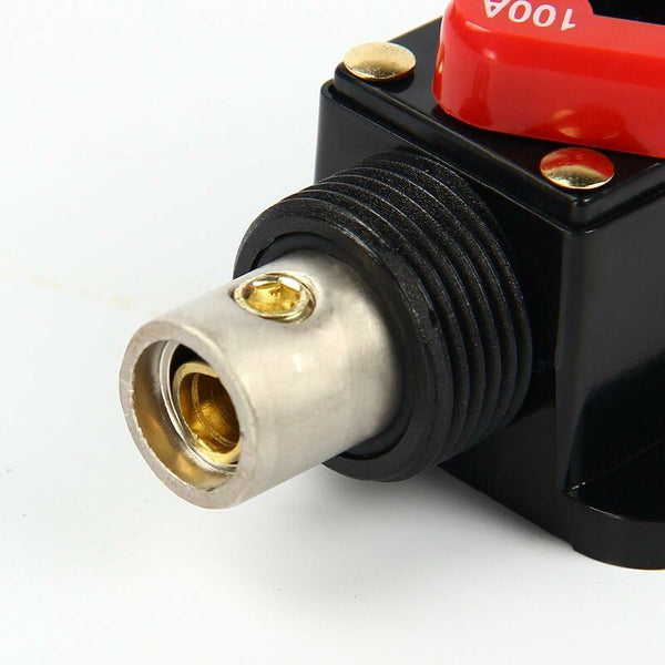 Car Circuit Breaker 12V 24V Dc Protection With Manual Reset Switch Fuse 100A Circuit Breakers