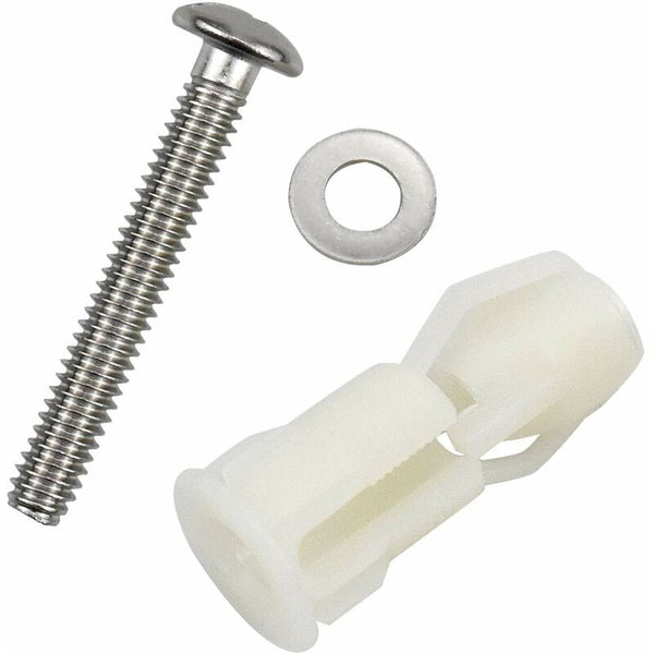 2 Pcs Toilet Lid Expansion Screw Seat Fixing Set Replacement Parts Toilet Seats