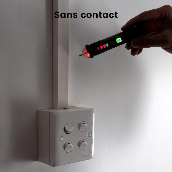 Non Contact Voltage Detector Tester With Adjustable Sensitivity Voltage/Phase Current Voltage Detectors
