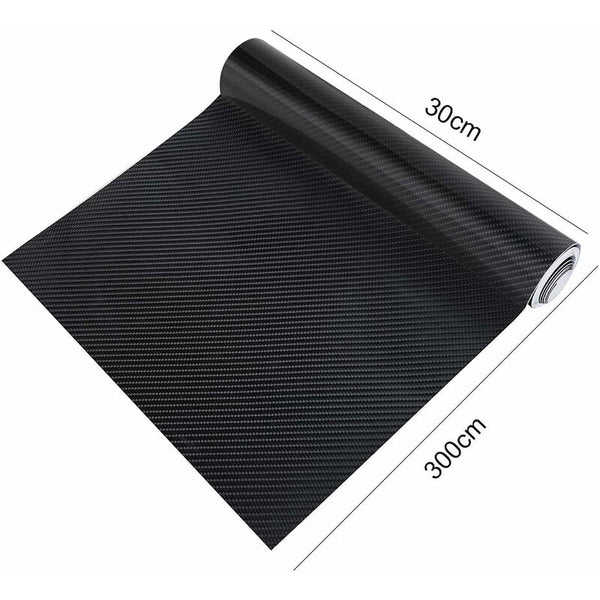 6D Waterproof Car Sticker Film Carbon Fiber Vinyl Adhesive 30300Cm Non For Computer Phone Case Decals & Stickers