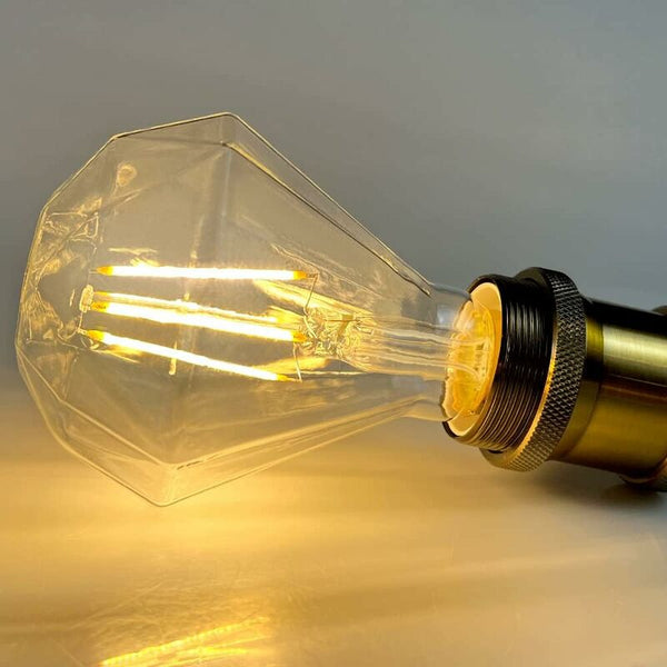 Led Bulbs 4W Diamond Edison G95 220/240V E27 Specialty Decorative (Transparent) [Energy Class D] Light Bulbs