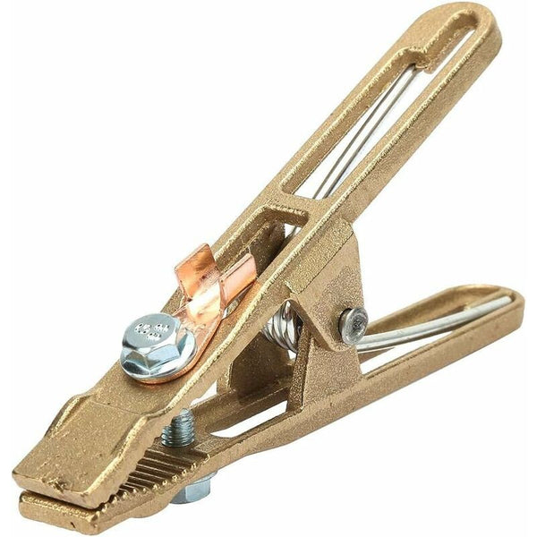 Welding Ground Clamp 260A Heavy Duty Brass Jaw Earth For Welder Station Clamps & Vices