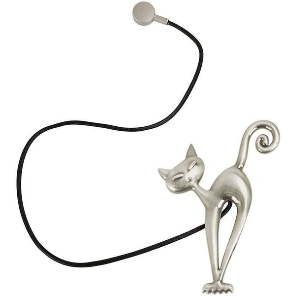 2 Pcs Magnetic Curtain Tiebacks Buckle Beautiful Cat Pattern Clip Accessories For Home Curtain Poles & Accessories