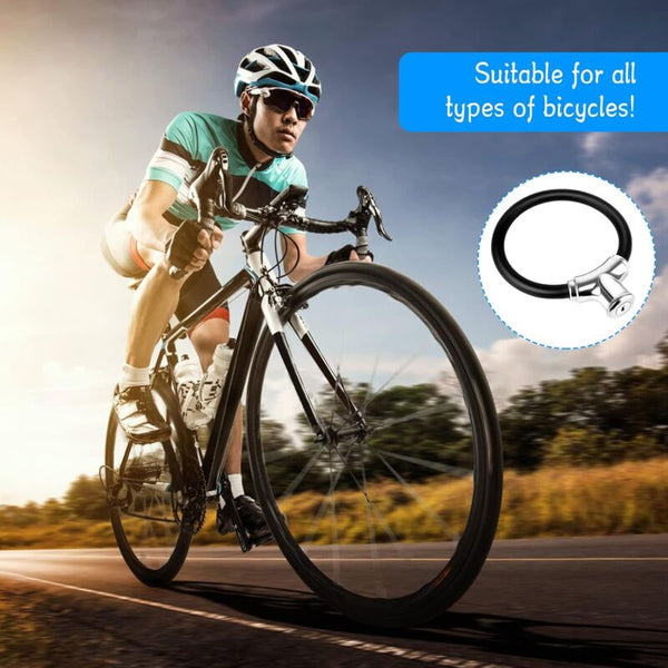 Bicycle Lock Zinc Alloy Bike Universal Portable High Security Anti Theft Cable Mount Mtb Scooter Locks & Security