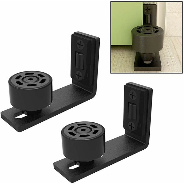 1 Pair Floor Guide For Sliding Gate Door Rail 2 Doors (No Groove On Drilling) Sliding Door Hardware