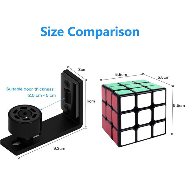 1 Pair Floor Guide For Sliding Gate Door Rail 2 Doors (No Groove On Drilling) Sliding Door Hardware