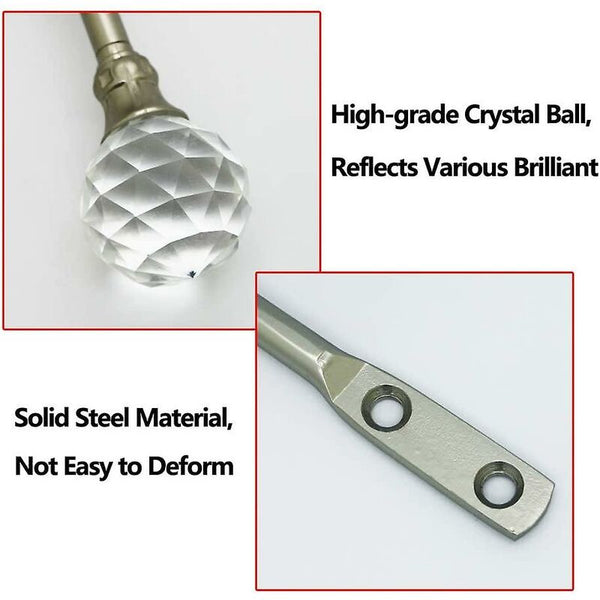 Curtain Tiebacks Wall Hooks U Metal Metallic 2 Pack (Silver) Curtain Poles & Accessories
