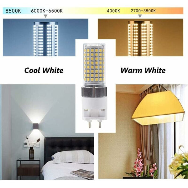 G12 Led Bulb 16W Natural White Bi Pin Corn 4000K 1600 Lumen Ceiling Light Floodlight For Home Street Garage Light Bulbs