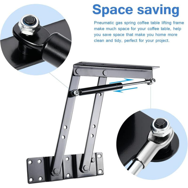 2 Pcs Lift Up Coffee Table Hinge Heavy Duty Mechanism Spring For Coffee Tables