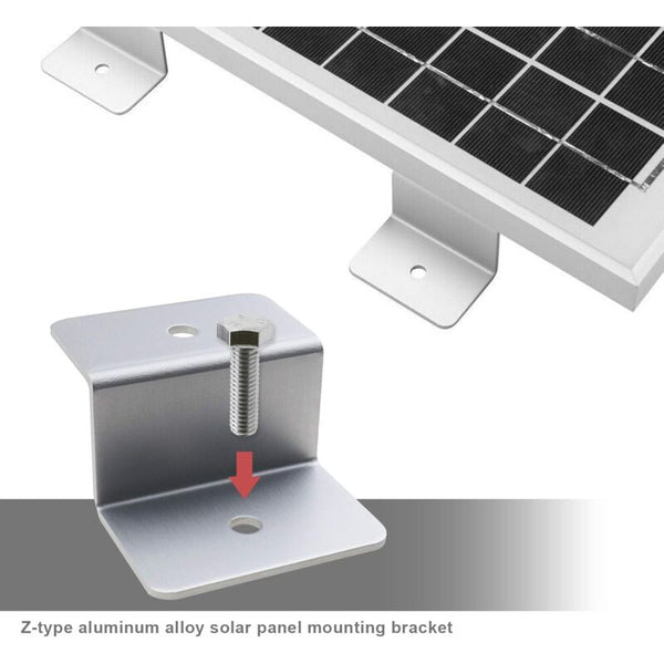 Solar Panel Mounting Bracket Kit Z Type With Nuts And Bolts 1 Hole Braces & Brackets