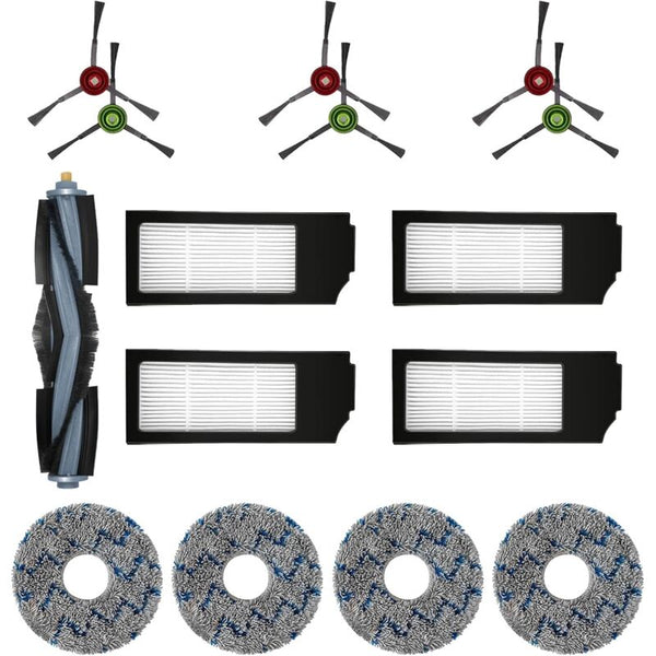 Filter Brush Cloth Replacement Accessories Set For Ecovacs Deebot T20 Omni T10 X1 Turbo Plus Vacuum Cleaner Parts