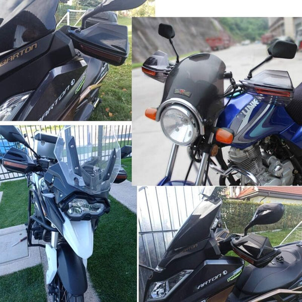 Motorcycle Hand Guard Handle Shield Motorbike Motocross Scooter Windproof Handlebar Protective Gear Black Other Motorcycle Accessories