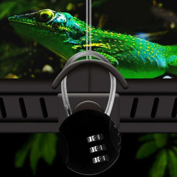 3 Digit Combination Steel Cable Padlock For Luggage & Suitcases Combination Padlocks