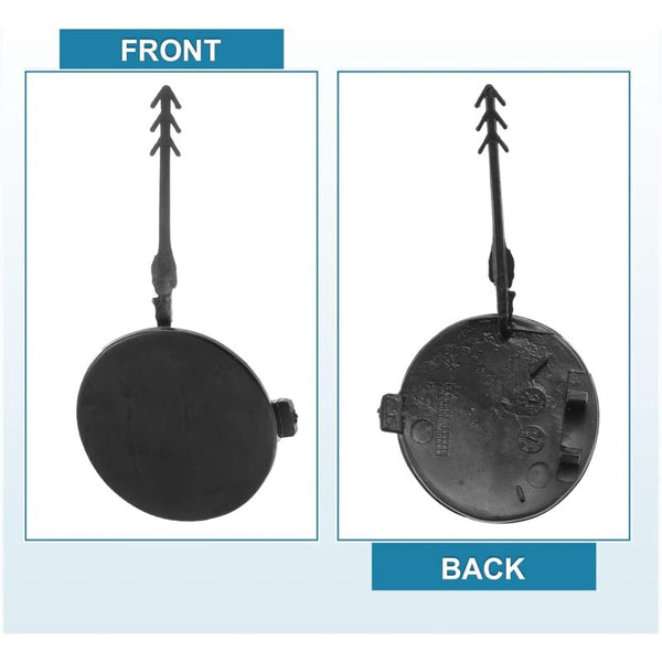 Car Front Tow Bumper Hook Cover 8K0807241 Eye Trailer Cap Black Bumpers