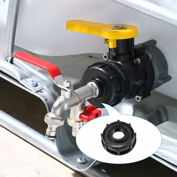 2 Pcs Ibc Tank Adapter 3/4 Inch Garden Hose S60x6 Plastic Water Lid For Cube 1000 Connectors Valves & Accessories