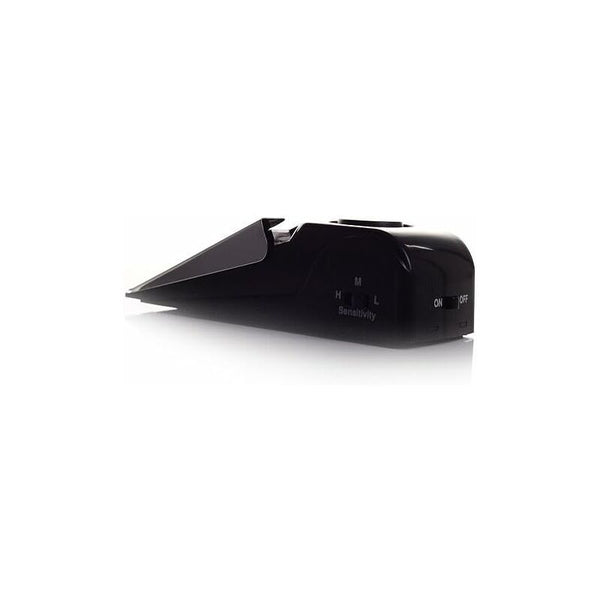 Mini Wireless  Triggered Wedge Shaped Door Stopper Alert Home Security System Alarm Block Jammer Black Door Stops