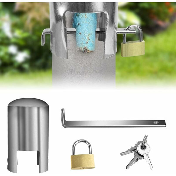Insulated Garden Hose And Home Enclosure Covers Water Saving Outdoor Faucet Lock System Hoses